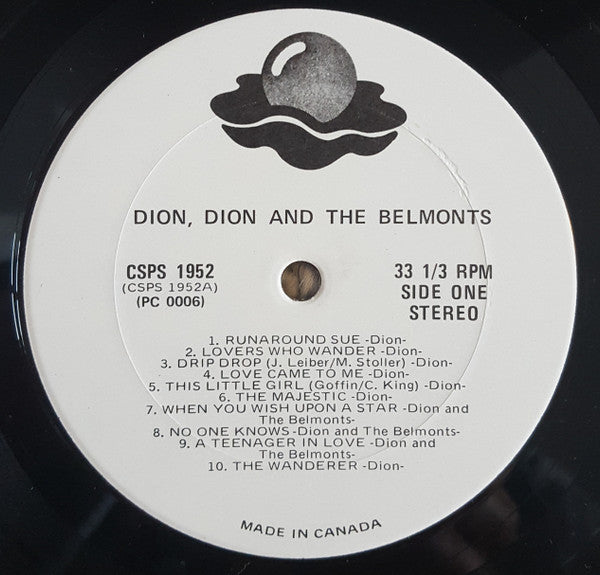 Dion & The Belmonts - Dion, Dion And The Belmonts Vinyl Record