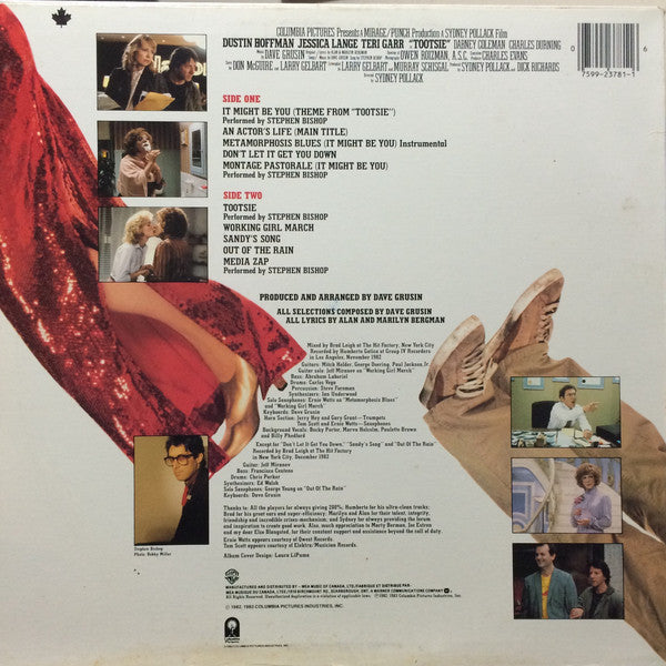 Various - Tootsie - Original Motion Picture Soundtrack - 1982