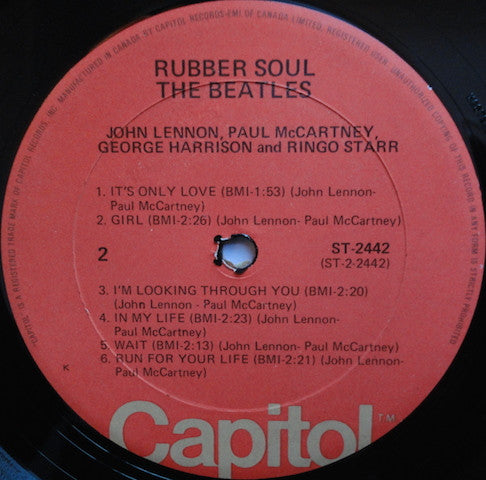 Beatles, The - Rubber Soul - 1974