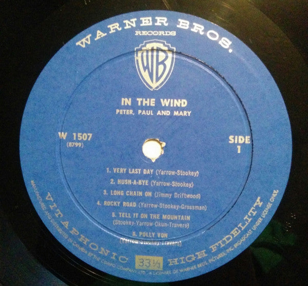 Peter, Paul & Mary - In The Wind - 1963