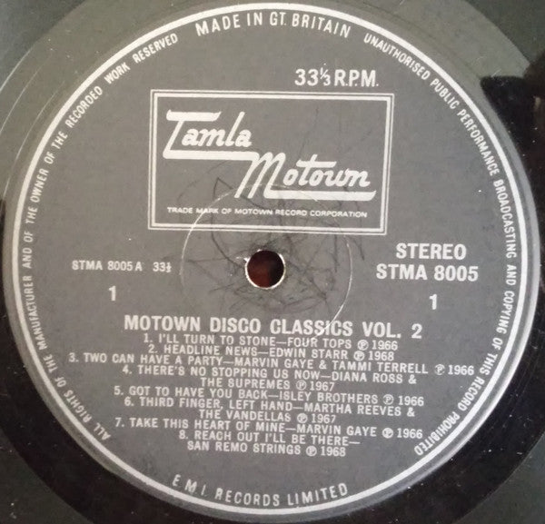 Various - Motown Disco Classics Volume 2