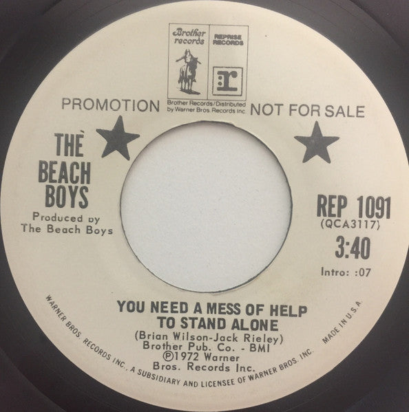 Beach Boys, The - You Need A Mess Of Help To Stand Alone - 1972