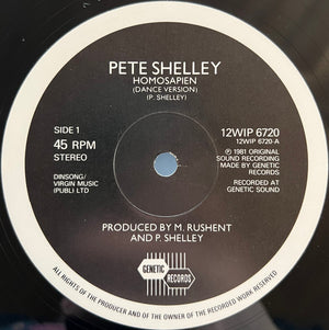 Pete Shelley - Homosapien - 1981