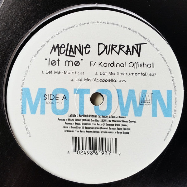 Melanie Durrant - Let Me