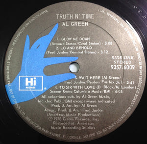 Al Green - Truth N' Time Vinyl Record