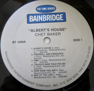 Chet Baker - Albert's House - 1980