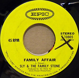 Sly & The Family Stone - Family Affair / Luv N' Haight