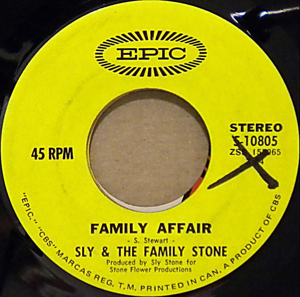 Sly & The Family Stone - Family Affair / Luv N' Haight