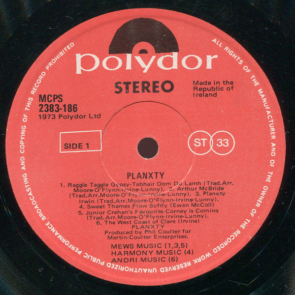 Planxty - Planxty