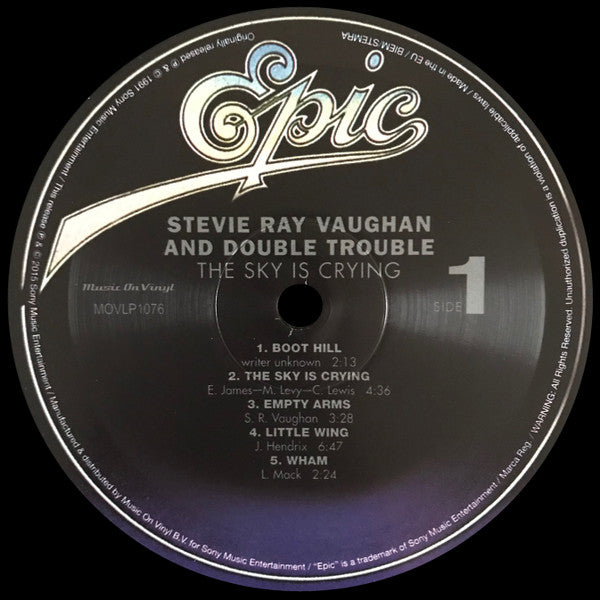 Stevie Ray Vaughan & Double Trouble - The Sky Is Crying - 2015