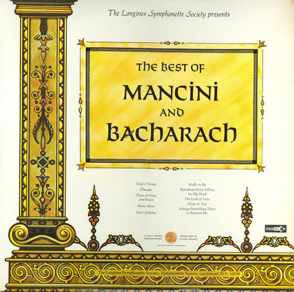 Burt Bacharach - The Best Of Mancini And Bacharach Vinyl Record