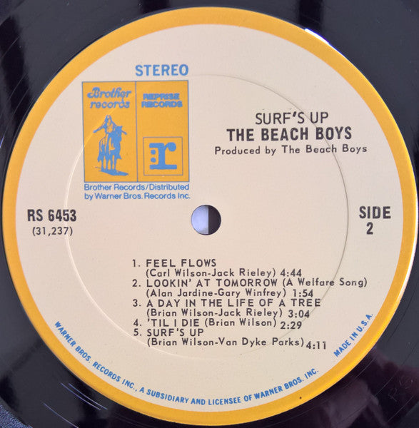 The Beach Boys - Surf's Up Vinyl Record