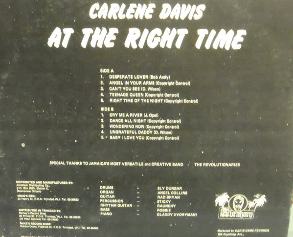 Carlene Davis - At The Right Time