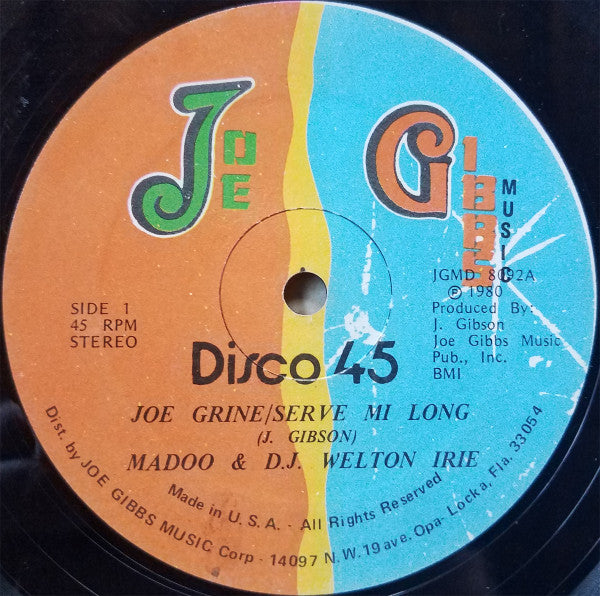 Madoo - Joe Grine / Serve Mi Long