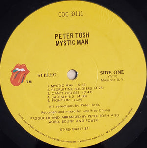 Peter Tosh - Mystic Man Vinyl Record