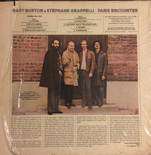 Gary Burton & Stéphane Grappelli - Paris Encounter -