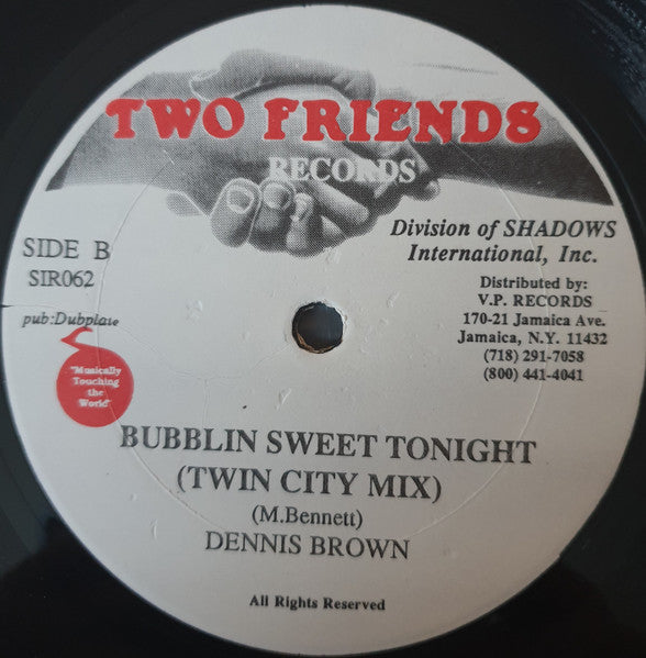 Dennis Brown - Bubblin Sweet Tonight