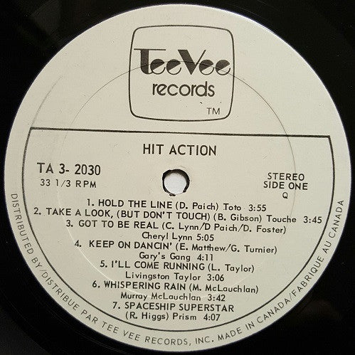 Various - Hit Action Vinyl Record