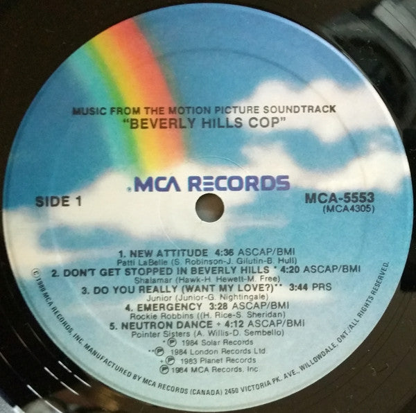 Various - Music From The Motion Picture Soundtrack - Beverly Hills Cop - 1984