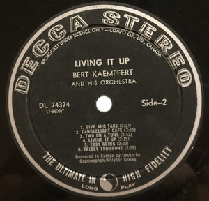 Bert Kaempfert & His Orchestra - Living It Up! - 1963