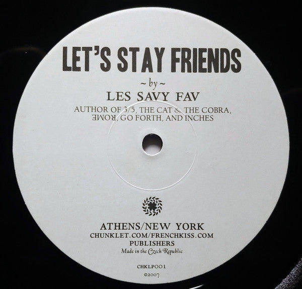 Les Savy Fav - Let's Stay Friends - 2007