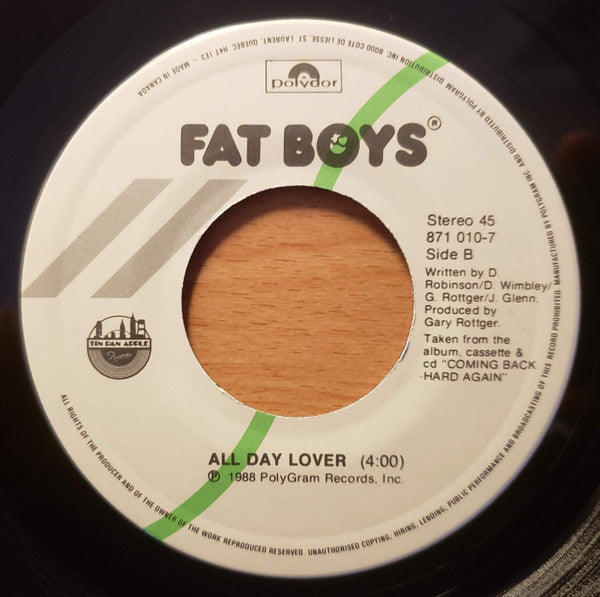 Fat Boys - Louie, Louie / All Day Lover - 1988