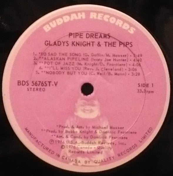 Gladys Knight And The Pips - Pipe Dreams: The Original Motion Picture Soundtrack - 1976