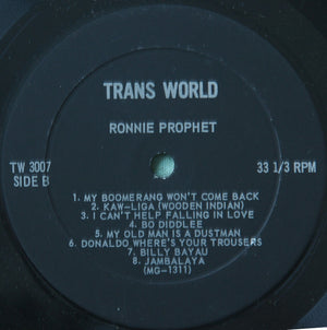 Ronnie Prophet - At Birk's Hall (Sir George Williams College) Vinyl Record