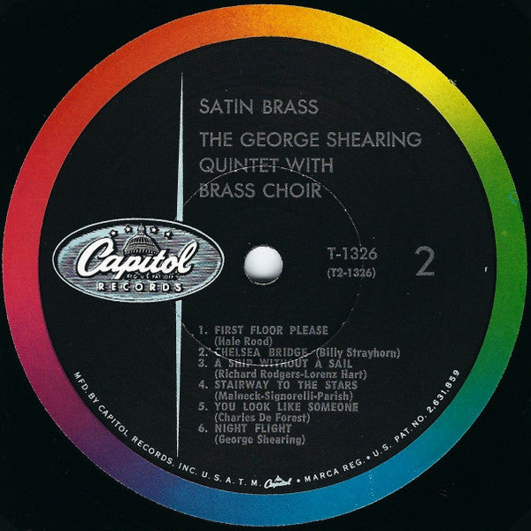 George Shearing Quintet, The - Satin Brass - 1960