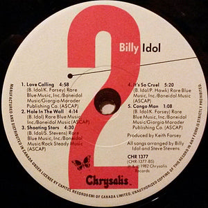 Billy Idol - Billy Idol - 1982