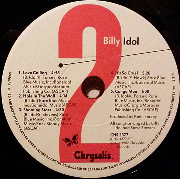Billy Idol - Billy Idol - 1982