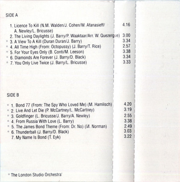 Andromeda Project - 14 James Bond Film Themes (Licence To Kill) - 1990