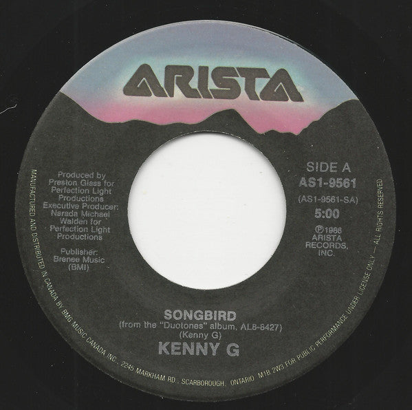 Kenny G - Songbird - 1987
