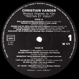 Christian Vander - Tristan Et Iseult (Musique Originale Du Film D'Yves Lagrange)
