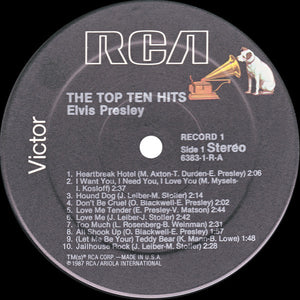 Elvis Presley - The Top Ten Hits - 1987
