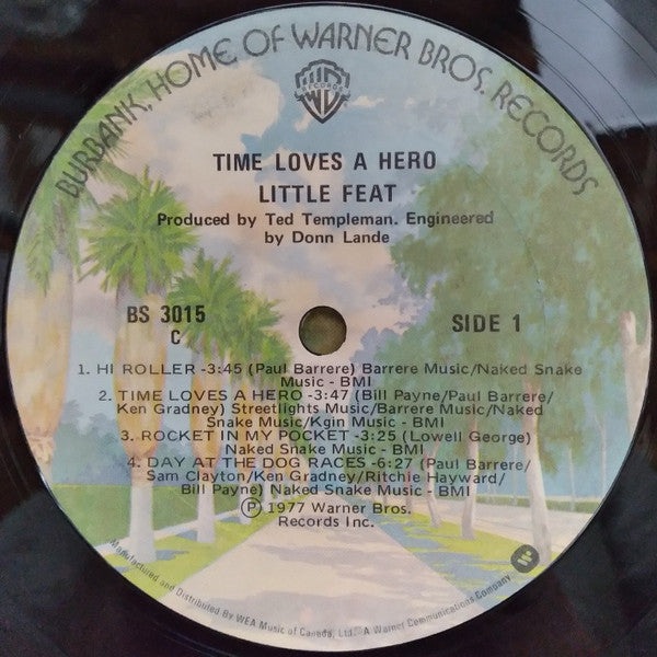 Little Feat - Time Loves A Hero - 1977