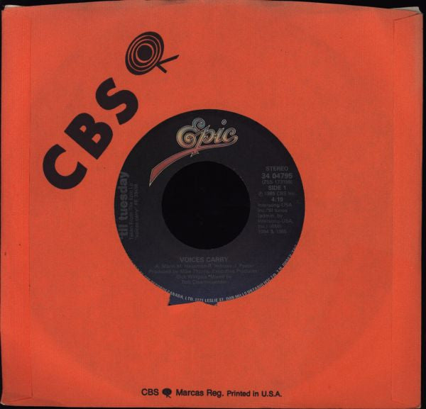 'Til Tuesday - Voices Carry - 1985
