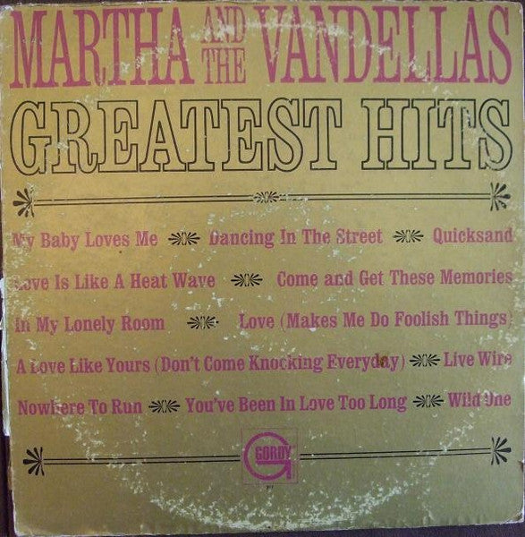 Martha Reeves & The Vandellas - Greatest Hits - 1966