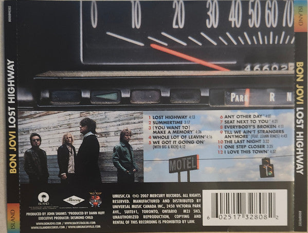 Bon Jovi - Lost Highway (CD) - 2007