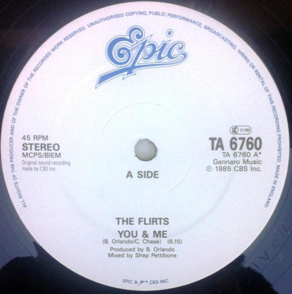 Flirts, The - You And Me - 1985