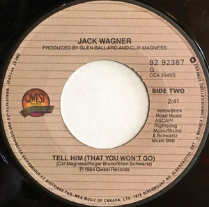Jack Wagner - All I Need - 1984