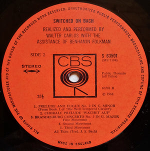 Walter Carlos - Switched-On Bach - 1968