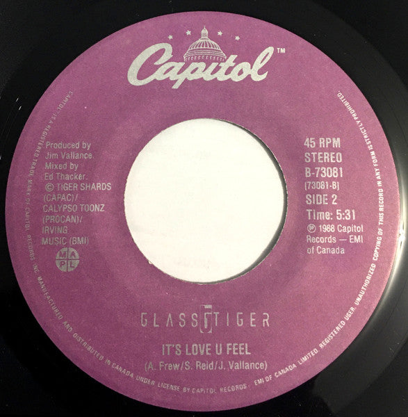Glass Tiger - (Watching) Worlds Crumble