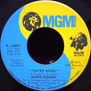 Marie Osmond - Paper Roses - 1973