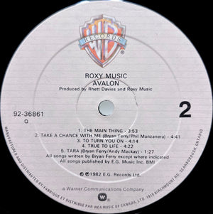 Roxy Music - Avalon