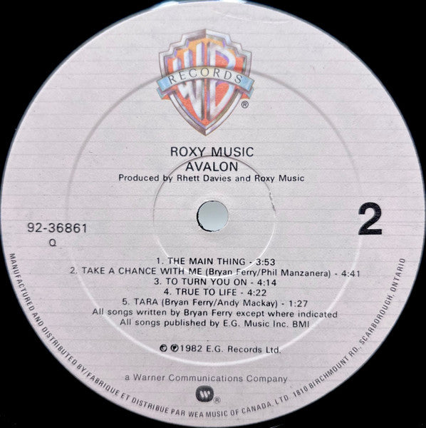 Roxy Music - Avalon