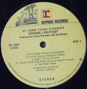 Gordon Lightfoot - Sit Down Young Stranger