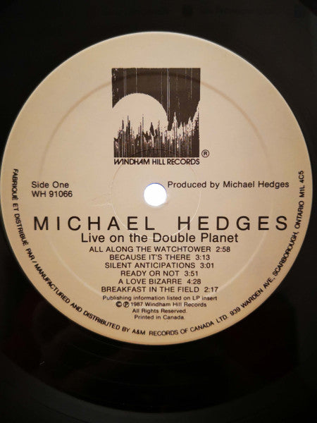 Michael Hedges - Live On The Double Planet - 1987