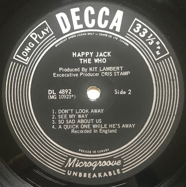 Who, The - Happy Jack - 1967