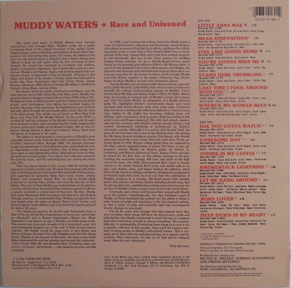 Muddy Waters - Rare And Unissued - 1985
